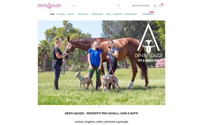 Denti Aguzzi – Negozio online per cani e cavalli – articoli e accessori